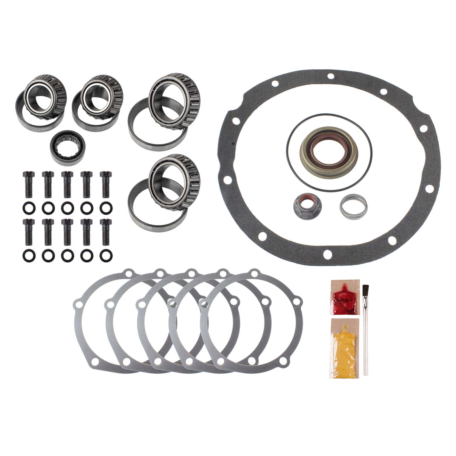 National Drivetrain Master Install Kit - Timken Bearings For GM 8.6 10-Bolt Rear Axle (2009) - R10RLAMKT